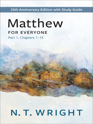 cover image of Matthew for Everyone, Part 1